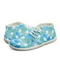 thumbnail image 4 of Psesaysky Blue Barefoot Shoes for Ladies Girls Stylish Printed Sneakers with Palm Leaves for Travel Size 6-13.5, 4 of 7
