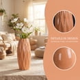 thumbnail image 2 of Unique Bargains Small Ceramic Modern Vase Matte Decorative Flower Vase for Desktop Orange, 2 of 6