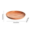 thumbnail image 3 of DefiDgd Small Wood Tray with Handle,Rectangle Cheese Board Cake Plates for Party Food Dish Fruit Dessert Snack Tray Home Decor(C), 3 of 6