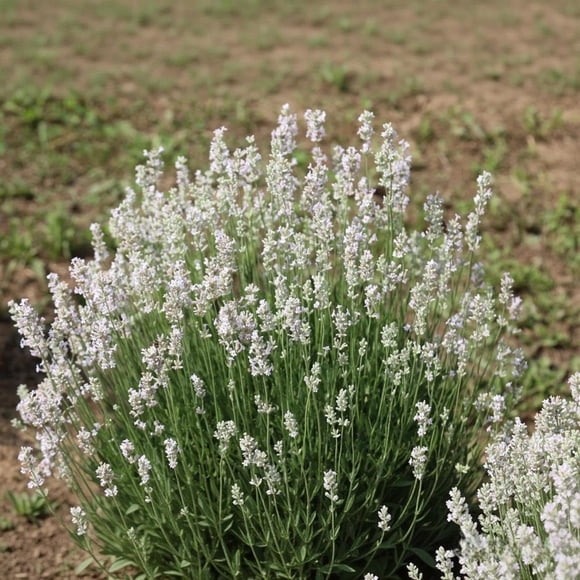 HJADGG 500+ White Lavender Seeds for Planting, Fragrant Perennial Flower Seeds, Non-GMO White Bloom Lavandula Angustifolia for Home Garden