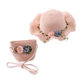 thumbnail image 2 of Sombrero para el sol para mujer con bolso de mano, transpirable, plegable, para hombro, sombrero de pescador para playa rosa, 2 of 9