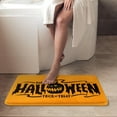 thumbnail image 3 of Bath Mat for Bathroom Halloween Pumpkin Orange Black Bathroom Rug No Silp,Cover Floor Rug Floor Mat 16x24 lnches Bathroom Decoration, 3 of 5