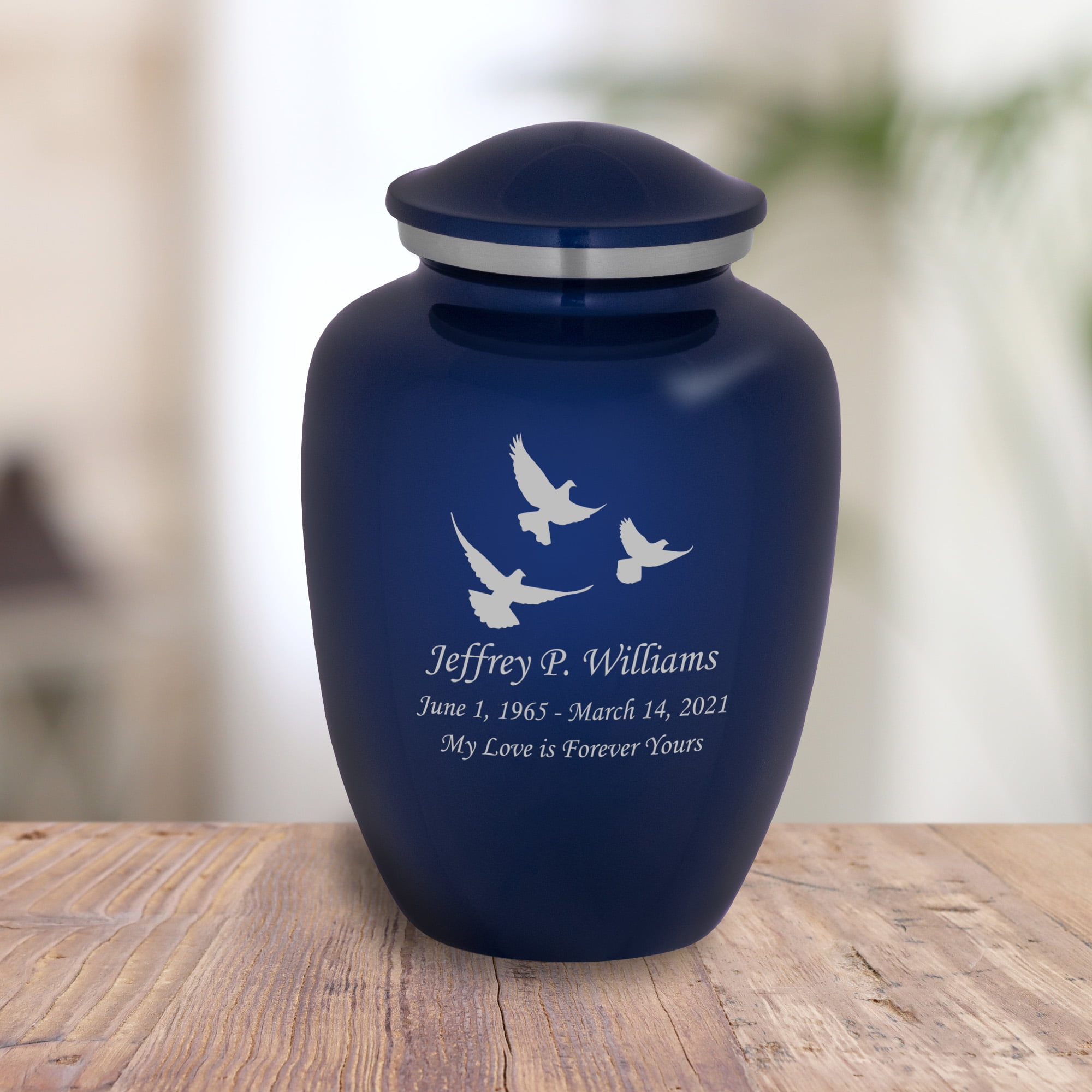 Flying Doves Cremation Urn - 6 Colors - 2 Sizes - Walmart.com