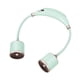 thumbnail image 5 of Ventilador para colgar en el cuello, ventilador personal portátil flexible, ventilador de refrigeración para el cuello para deportes de senderismo verde, 5 of 8