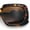 Tortoise - Brown, variant on Womens Star Emblem Bold Luxury Mod Diva Rectangle Sunglasses All Black