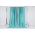 thumbnail image 2 of Solid Poplin Window Curtain or Photography Backdrop 58" Wide - Aqua, 2 of 5