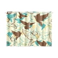 thumbnail image 3 of MKHERT Flock Flying Pigeons Window Curtains Kitchen Curtain Room Bedroom Drapes Curtains 26x39 inch, 2 Piece, 3 of 3