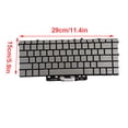 thumbnail image 2 of Sidaley Teclados inglés Qwerty PC aparato de entrada retroiluminado unidad de montaje reemplazo para 14-DW0023DX 14-DW1010WM 14M-DW0013DX Cuadernos de escritura y cuadernos de bocetos, 2 of 5