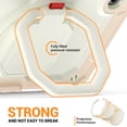 thumbnail image 6 of for Samsung Galaxy Tab A9 Case 8.7 inch, 360 Rotating Shockproof Cover with Stand, Handle, Shoulder Strap (2023, SM-X110/X115/X117), Cream Rose Gold, 6 of 7
