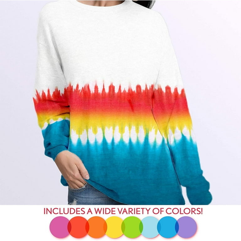 【COLOR iN ID】Rain Low Layered Tee Just My Style Radical Rainbow Tie-Dye Kit by Horizon Group