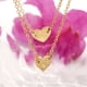 thumbnail image 3 of Collar de cadena en capas en forma de corazón Sonducket para mujer Oro, 3 of 6