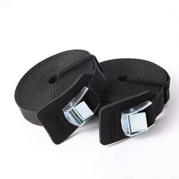 Boncas Sturdy 16-foot-by-1-inch Tie Down Strap Lashing Strap Cargo Tie-down Strap Padded Cam Lock Buckle 2 Pack