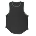 thumbnail image 4 of Fathers Day Gifts for Husband Dgankt Workout Tops Fashionable Men's Solid Color Sleeveless Mesh Breathable Sports Top, 4 of 8