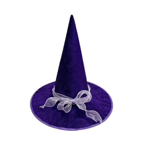 Classic Flannel Witch Hat for Halloween Party Cosplay A A 1pc