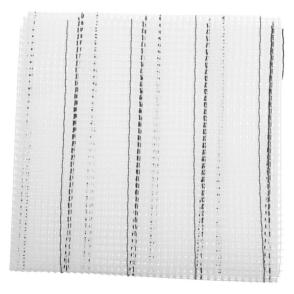 Raindrops Multi-Color Plastic Mesh Latch Hook Canvas for Rug Crafting and Needlework Projects