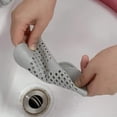 thumbnail image 4 of Juego de 4 coladores de pelo de ducha, Protector de drenaje de silicona con ventosa, colador de pelo, fregadero, colador de drenaje de ducha para cocina y baño brillar conciso, 4 of 7