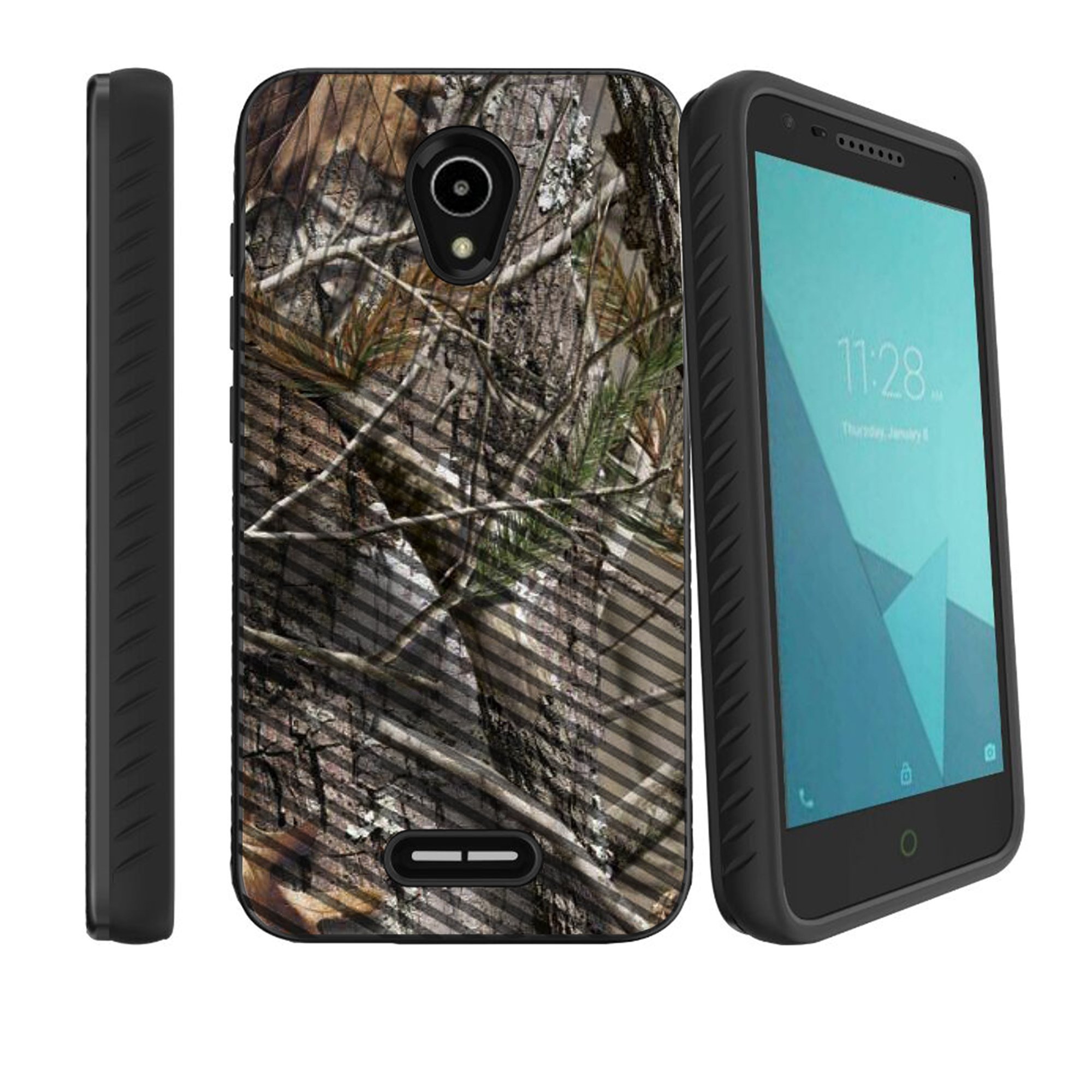 Alcatel IdealXcite Phone Case with Grip Pattern [Slim Case for Alcatel