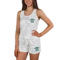 thumbnail image 4 of Women's Concepts Sport New York Jets Quartz Hacci Knit Tank Top & Shorts Sleep Set, 4 of 6