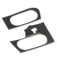 Side Air Vent Interior Sticker Carbon Fiber Air Outlet Trim Cover Decal ...