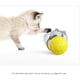thumbnail image 4 of Juguete para gatos, dispensador de croquetas para gatos, juguete interactivo para gatos, vaso giratorio, juguete para gatos, fácil de limpiar (amarillo), 4 of 5