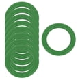 thumbnail image 1 of 9 Pcs Silicone Bead Ring, 65mm Silicone Bead Loop with 2 Hole, Light Green, 1 of 7