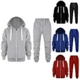 thumbnail image 7 of Kids Tracksuit Athletic Sweatsuits Sets Long Sleeve Zipper Hoodie Sweatshirt and Jogger Sweatpants 2 Piece Winter Clothes Girls Clothes Size 9-10 Years Cute&nbsp;Boy Girl&nbsp;Clothing, 7 of 7