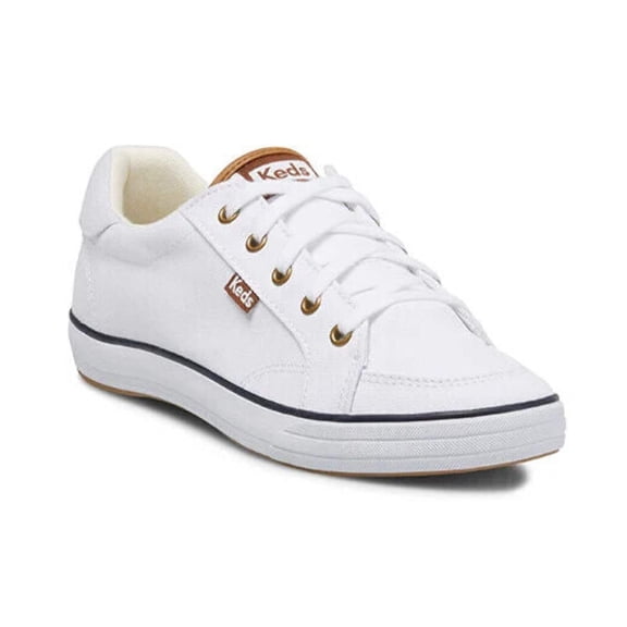 Keds Center Iii WF67489 Sneakers Women US 8 White Lace Up Lifestyle Shoes FZP416