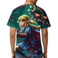 thumbnail image 6 of Game The Legend of Zelda Unisex Short Sleeve T Shirt Daily Novelty 3D Printed T-Shirts Soft Comfortable Tee Shirt Top For Men And Women, 6 of 7