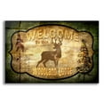 thumbnail image 1 of Epic Art 'Welcome Lodge Deer' by Lightbox Journal, Acrylic Glass Wall Art, 24"x16", 1 of 8