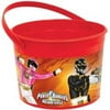 Intellitoy Inc Power Rangers Mega Force Favor Container Plastic Pink Buckets 12ct