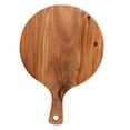 thumbnail image 5 of Worgeous Round Shaped Plastic Pizza Board for Holding Pizza 1Pc Coffee Color, 5 of 8