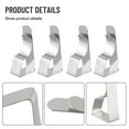 thumbnail image 7 of 8 Pack Stainless Steel Tablecloth Clips for Outdoor Parties, Weddings, Restaurants - Easy to Use Anti-Slip Clamps for 3cm Thick Tables, Silver, 7 of 7