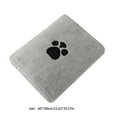 thumbnail image 3 of Bath Towel Microfiber Pet Bath Towel Strong Absorbent Drying Pet Grooming Pet Towel Gray, 3 of 6