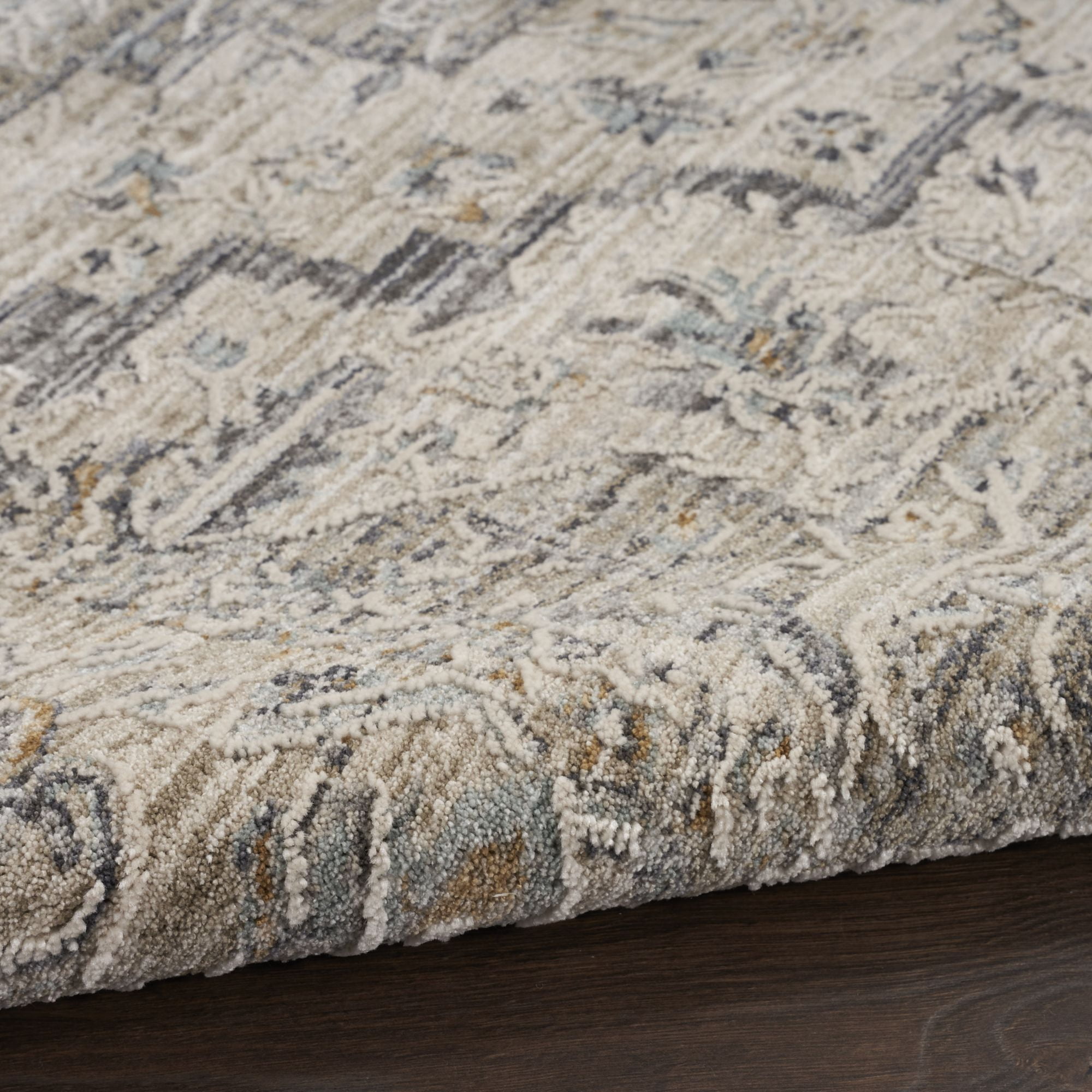 Nourison Nyle Medallion Bohemian Indoor Rug Ivory Taupe 2'6" x 4'6"