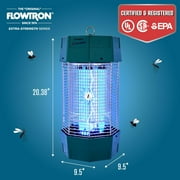 Flowtron 2 Acres Outdoor Electric Bug Zapper, 120W Mosquito Killer, Green, 1 Count