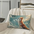 thumbnail image 6 of Haiem Pillowcase for Hair and Skin Queen - Starry Sky Cloud Fox Printed Soft Pillowcase with Envelope Closure-14"x20", 6 of 8