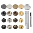 thumbnail image 2 of Juego de 50 botones a presión de cuero de 10 mm, 12 mm y 15 mm con 4 herramientas de instalación y botones a presión de cuero para hacer tú mismo tus prendas, 2 of 5