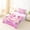 Pink, variant on Erosebridal Boys Girls Kawaii Pink Axolotl Twin Sheet Sets 3pcs,Flying Butterflies Bedding For Kids