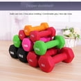 thumbnail image 2 of Dip dumbbells Hexagonal matte dumbbells for men and women household small dumbbells for fitness shaping training cast iron dip dumbbells, 2 of 15