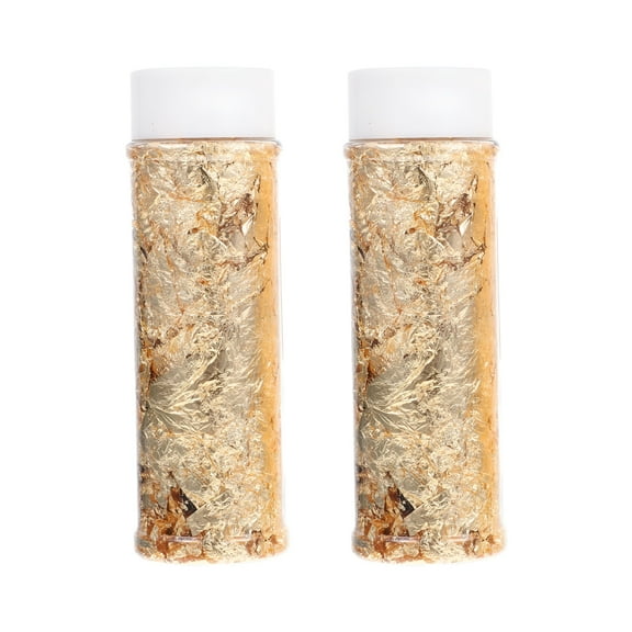 RAGUPEL 2026 New Gold Foil Edible Flowers for Drinks Imitation Flakes Resin Nail Art Baking Paper, for Drinks, Desserts, Cocktails, Baking, Nail Art, Crafts, Diy Projects