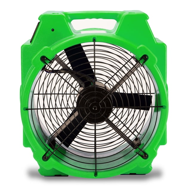 B-Air Ventilador axial polar de 1/4 HP Mover aire de alta velocidad para restauración de daños por agua, circulación de aire, secado, 3300 CFM, capaz de cadena tipo margarita, apilable, BA-PB-X24