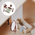 thumbnail image 5 of 1 Set Doll House Bedroom Furniture Miniature Dolls Furniture Model Mini House Scene Prop, 5 of 5