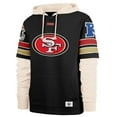 thumbnail image 2 of Men's '47  Black San Francisco 49ers Split Zone Cornerback Duo Hoodie, 2 of 3