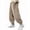 Khaki, variant on Edvintorg Boys Pants Size 10-12 Elastic Waisted Loose Casual Corduroy Trouser Fall Winter Straight Leg Athletic Cuffed Pant with Pocket Boy Clothes