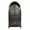Black, variant on Domi Bonn 71" Tall Arched Kitchen Pantry Cabinet with Glass Door, Farmhouse Storage Pantry Cabinet with Adjustable Shelves & Barn Door Design for Kitchen, Living & Dining Room, Black