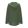 thumbnail image 4 of Titcea Sun Shirt Women, Linen Tops Long Sleeve Sun Protection Shirts with Hood(S-3XL), Lightweight Breathable Casual Hiking Shirts, Gifts for Mom/Her, 4 of 8