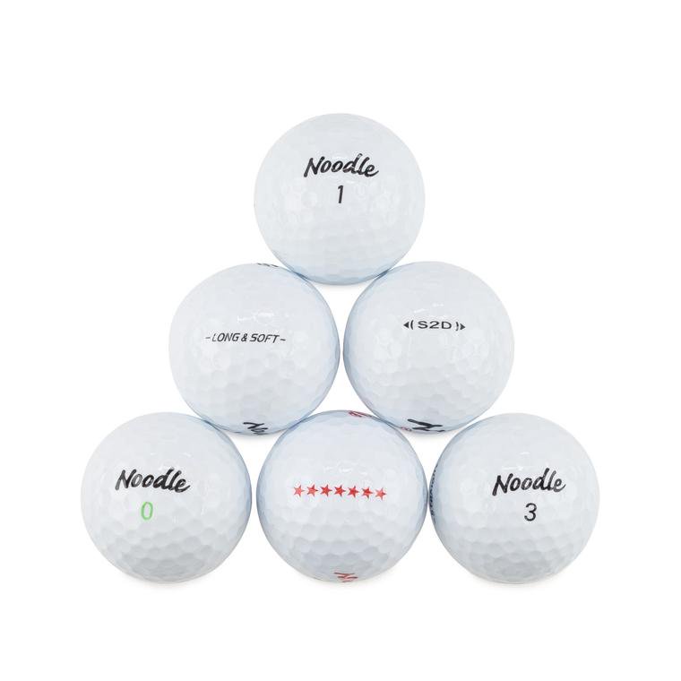 Noodle Golf Balls, Used, Mint Quality, 24 Pack