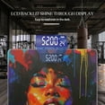 thumbnail image 3 of Bathroom Scale, Highly Accurate Digital Body Scale,Precisely Measures Weight up to 400 lbs-Beautiful Black Woman With Afro, 3 of 4
