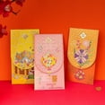 thumbnail image 3 of Zhuge 4Pcs Chinese Red Envelopes Lucky Money Envelopes New Year Great Forture-Pink, 3 of 5