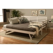 Kodiak Furniture Twin to King Size Daybed in Wood in White - Easy Assembly